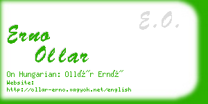 erno ollar business card